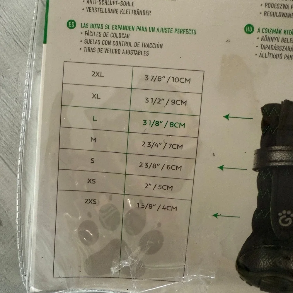 GF Pet‎ Elasto-Fit Dog Boots Neoprene Winter Paw Protection Waterproof Dog Large